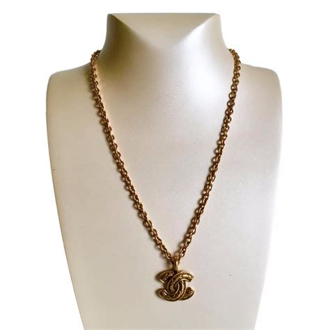 yellow gold chanel necklace|chanel gold necklaces for women.